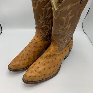 Tony Lama El Rey Ostrich Boots